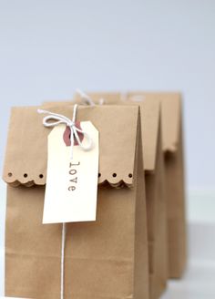 Petits sacs de papier – wedding favors
